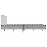 Cadre de lit sans matelas sonoma gris 180x200 cm 