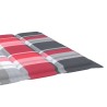 Chaise longue de jardin avec table et coussin Pin imprégné 