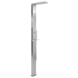 Douche d'extérieur Acier inoxydable Carré 