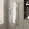 Panneau de douche 25x43x110 cm Argenté 