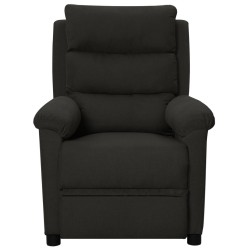 Fauteuil inclinable Noir Tissu 