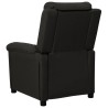 Fauteuil inclinable Noir Tissu 