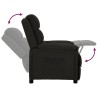 Fauteuil inclinable Noir Tissu 