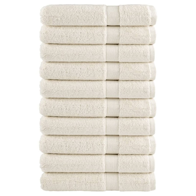 Serviettes de sauna de qualité supérieure SOLUND 10 pcs crème 