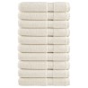 Serviettes de sauna de qualité supérieure SOLUND 10 pcs crème 