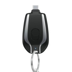 Mini batterie externe avec porte-clés, grande capacité 1500mAh, charge