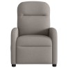 Fauteuil inclinable Taupe Tissu 