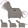Fauteuil inclinable Taupe Tissu 
