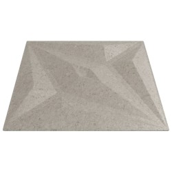 Panneaux muraux 24 pcs béton 50x50 cm XPS 6 m² étoile 