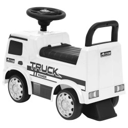 Camion à pédales Mercedes-Benz Blanc 