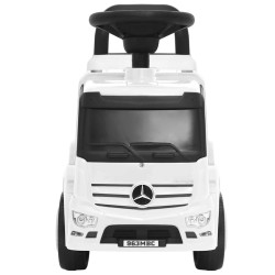 Camion à pédales Mercedes-Benz Blanc 