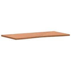 Dessus de bureau 110x(50-55)x2,5 cm bois massif de hêtre 