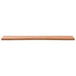 Dessus de bureau 110x(50-55)x2,5 cm bois massif de hêtre 