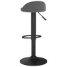 Tabouret de bar Gris foncé Velours 