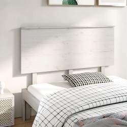 Tête de lit Blanc 139x6x82,5 cm Bois massif de pin 
