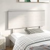 Tête de lit Blanc 139x6x82,5 cm Bois massif de pin 