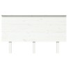 Tête de lit Blanc 139x6x82,5 cm Bois massif de pin 