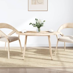 Dessus de table 100x50x2,5 cm bois de pin massif ovale 