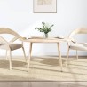Dessus de table 100x50x2,5 cm bois de pin massif ovale 