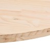 Dessus de table 100x50x2,5 cm bois de pin massif ovale 