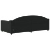 Lit de repos sans matelas noir 90x190 cm tissu 