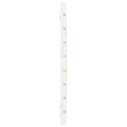 Tête de lit murale Blanc 81x3x63 cm Bois massif de pin 