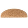 Tapis d'escalier 10 pcs 65x21x4 cm Beige 