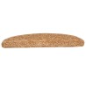 Tapis d'escalier 10 pcs 65x21x4 cm Beige 