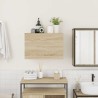 Armoire murale de bain chêne sonoma 60x25x40 cm bois ingénierie 