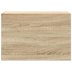 Armoire murale de bain chêne sonoma 60x25x40 cm bois ingénierie 