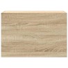 Armoire murale de bain chêne sonoma 60x25x40 cm bois ingénierie 