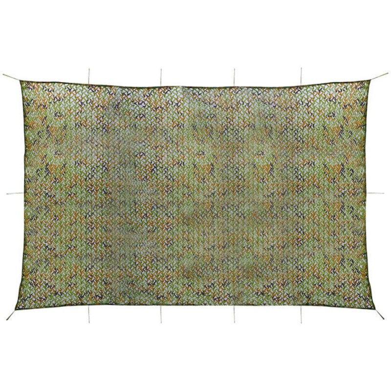 Filet de camouflage avec sac de rangement 4 x 6 m 
