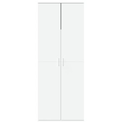 Buffet haut blanc 70x35x180 cm bois d'ingénierie 
