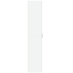 Buffet haut blanc 70x35x180 cm bois d'ingénierie 