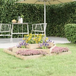 Jardinière 112x112x27 cm Bois massif de pin 