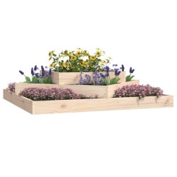 Jardinière 112x112x27 cm Bois massif de pin 