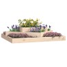 Jardinière 112x112x27 cm Bois massif de pin 