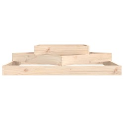 Jardinière 112x112x27 cm Bois massif de pin 