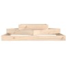Jardinière 112x112x27 cm Bois massif de pin 