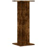 Supports pour plantes 2 pcs chêne fumé bois d'ingénierie 
