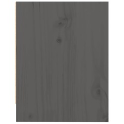 Tables de chevet 2 pcs Gris 40x30,5x40 cm Bois de pin massif 