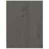 Tables de chevet 2 pcs Gris 40x30,5x40 cm Bois de pin massif 