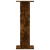 Supports de haut-parleurs 2 pcs chêne fumé bois d'ingénierie 
