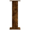 Supports de haut-parleurs 2 pcs chêne fumé bois d'ingénierie 