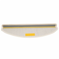 Tapis d'escalier 10 pcs 65x21x4 cm Blanc 