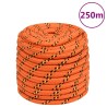 Corde de bateau Orange 16 mm 250 m Polypropylène 