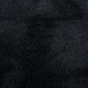 Tapis OVIEDO à poils courts noir 160x160 cm 