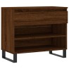 Armoire à chaussures Chêne marron 70x36x60 cm Bois d'ingénierie 