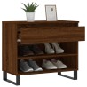 Armoire à chaussures Chêne marron 70x36x60 cm Bois d'ingénierie 