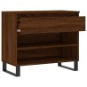 Armoire à chaussures Chêne marron 70x36x60 cm Bois d'ingénierie 